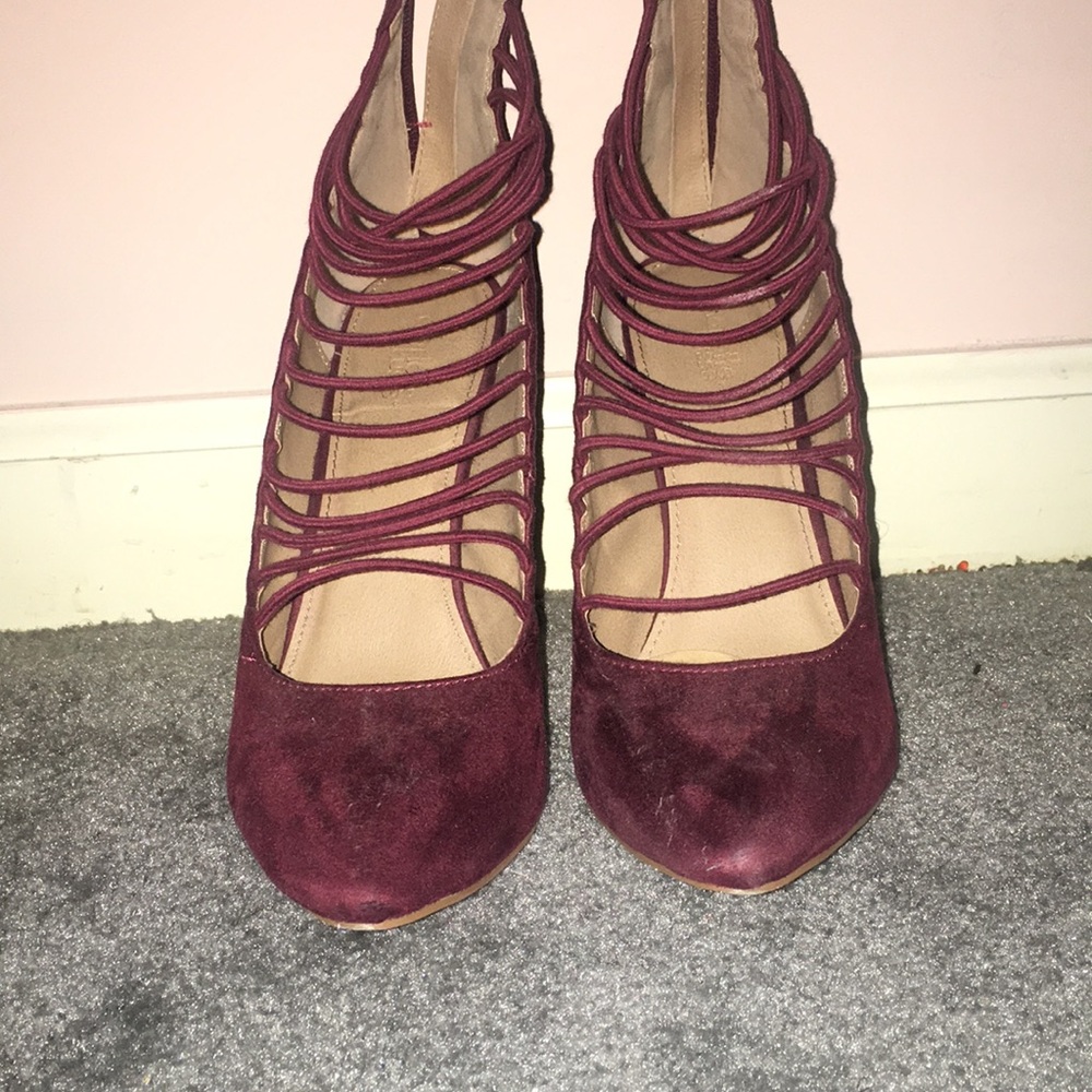 Maroon heels